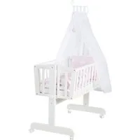 roba® Stubenwagen Kleine Wolke rosa, Komplettwiegenset 'Kleine Wolke rosa'