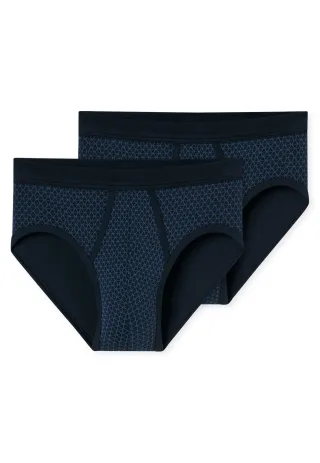 SCHIESSER - 2PACK Sportslip nachtblau - Gr. - 8