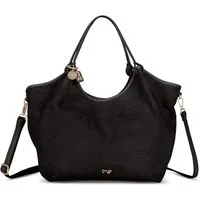 Cas8 Shopper Rike 35487 veganer, funktionaler Shopper mit Wildleder-Optik