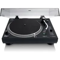 Lenco L-3828BK Plattenspieler (Direktantrieb, Vinyl formatierung USB, Phono-Vorverstärker / Pitch Control in Schwarz)