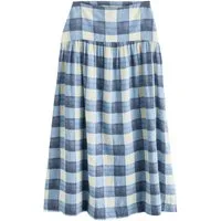 Next Maxirock Maxirock aus Leinenmix mit tief angesetzter Taille (1-tlg)