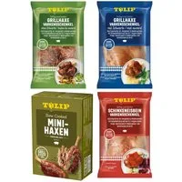 TULIP Wurstkonserve 4er Set Grillhaxe mit & ohne Schwarte Eisbein Mini-Haxe Ungekühlt, 4 St.