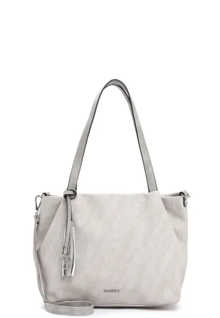 EMILY & NOAH - Shopper E&N Elke lightgrey 810 - Gr. - OS