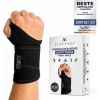 BLACKROX Handgelenkbandage [Vergleichssieger 2026] SANTA MARIA, One Size, Damen und Herren
