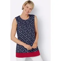 Sieh an! Shirttop Longtop Ärmellos
