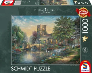 Schmidt Puzzle 57367 - Willow Wood Chapel [1.000 Teile]