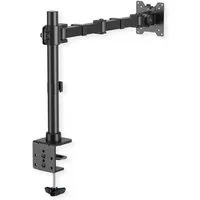 VALUE Monitor-Halterung Schwerlast-LCD-Arm, Trägerstange, (bis 49 Zoll, 4 Gelenke, Tischmontage, bis 20 kg)