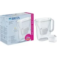 BRITA Wasserfilter Style Essential, Wasserfilter-Kanne inkl. 2x Filter