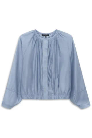 bugatti - Damenbluse blaugrau - Gr. - 36