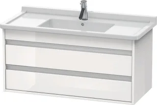 Duravit Ketho Waschtischunterbau wandhängend Weiß Hochglanz 1000x455x480 mm - KT664502222 KT664502222
