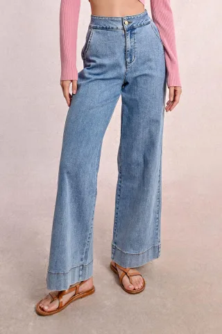 molly bracken - Weite Hose blau - Gr. - 28