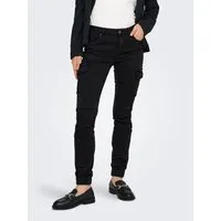 ONLY Cargohose ONLMISSOURI REG ANK CARGO PNT NOOS mit Stretchsäumen