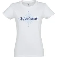 Youth Designz T-Shirt Wanderlust Damen Shirt mit trendigem Frontprint