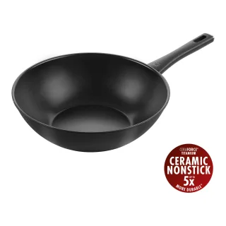 ZWILLING Madura Plus Wok, 30 cm, Aluminium, Titanverstärkte keramische Antihaftbeschichtung