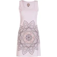 Vishes Sommerkleid Ärmelloses Jersey Kleid Baumwolle Mandala Print Sommer Alternative Mode, Boho, Hippie, Ethno, Festival