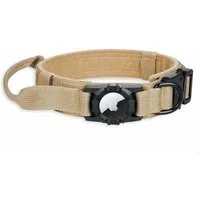 Monkimau Hunde-Halsband Hundehalsband taktisch Handgriff Air-Tag Halter