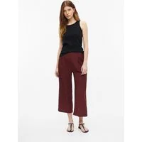 s.Oliver Culotte Hose Strukturierte Culotte mit Falten und Elastikbund