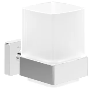 Villeroy und Boch Elements Striking Glashalter TVA15201900061 99x100x123mm, Glas satiniert, chrom