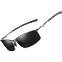 LuxusKollektion Sonnenbrille Sonnenbrille polarisierte Herren Sport UV Schutz Fahrbrille Grau