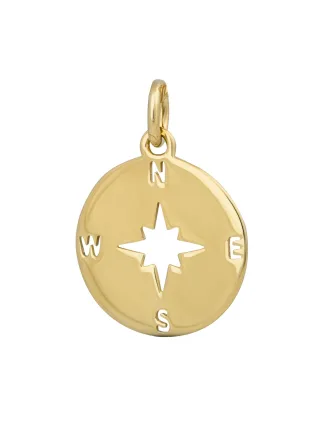 Orolino Anhänger Gold 375 mit Kompass-Motiv