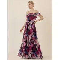 Apart Abendkleid mit floralem Print