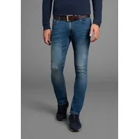 Bruno Banani Slim-fit-Jeans Grady schmale Beinweite, niedrige Leibhöhe, figurbetonte Silhouette