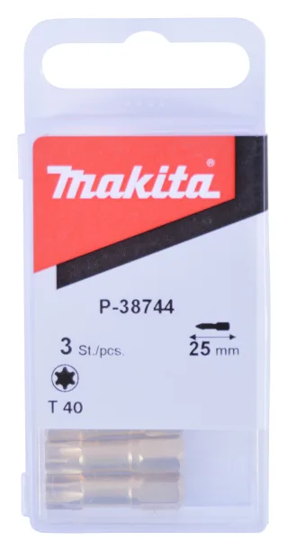 Makita Diamant Bit T40x25, 3 Stück - T40 - 25 mm - P-38744