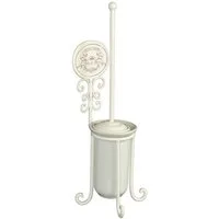 Ambiente Haus WC-Reinigungsbürste Toilettenbürste in Antikweiß (H)52cm, (1-tlg)