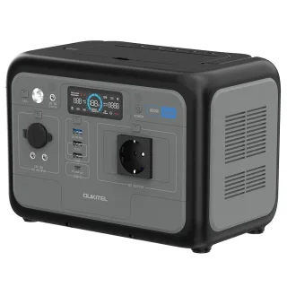 [EU Direct] OUKITEL P800 Portable Power Station, 512Wh 800W Backup Battery with AC+DC Fast Charging, Solar Generator for