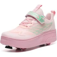 HUSK'SWARE Rollschuhe Komfort und Stabilität für Ihr Training, (Sicher & Komfortabel, Perfektes Geschenk für Kinder), Zwei stilvolle Farben 2-in-1 Design