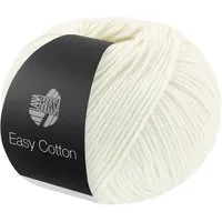LANA GROSSA EASY COTTON Häkelwolle, 123 m (Weiches Garn für Strick- und Häkelprojekte), 50 g