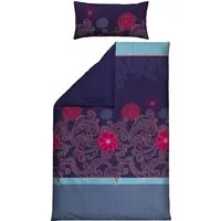 REDBEST Bettwäsche Wendebettwäsche, Mako-Satin, Satin Paisley/Blumen/Ranke