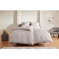 OTTO home Bettwäsche Mila in 135x200, 155x220 oder 200x200 cm, Mako-Satin, 3 teilig, Mako-Satin, Bettwäsche aus Baumwolle, unifarbene Bettwäsche