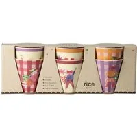 rice Kinderbecher Rice Melamin 6er-SET Becher Klein - Super Hero Rot 160ml, 1-tlg., Melamin