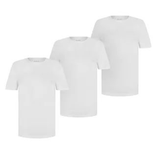 Boss - T-Shirt für Herren, Rundhalsausschnitt (3er-Pack) (Weiß)