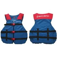 Spinera Schwimmweste Spinera Universal II Nylon Vest Schwimmweste 50N Schwimmhilfe Blau/Rot