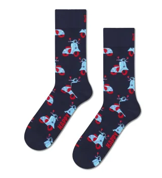 happy socks - Scooter Sock Blau - Gr. - 43.5