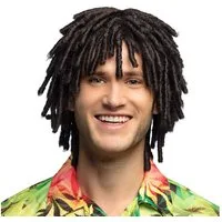 Boland Kostüm-Perücke Levi Rasta-Perücke Dreadlock Perücke für Herren, Ideal für Karneval, Fasching und Mottopartys