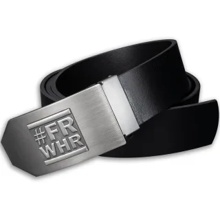 EG Feuerwehrgürtel #FRWHR aus Echtleder mit Metallschnalle | braun | Design Classic | Länge 110 cm | hochwertig | stylisch | Feuerwehr-Geschenk 120 cm CLASSIC braun