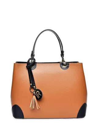 Isabella Rhea Mehrfarbig Rindsledertasche