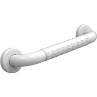 EMKE Haltegriff mit Nylon-Leuchtring, Badezimmer-rutschfester Bad­haltegriff, 30 cm / 40 cm / 50 cm, Weiß, Aluminium-Kern, Nachtleuchtfunktion