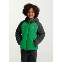 Jack Wolfskin Outdoorjacke ZENON JKT KIDS für Kinder, im Puffer-Design, wasserabweisend, winddicht, mit Kapuze