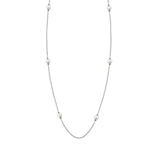 Damen-Halskette aus Sterling Silber 925 mit Perlen BICLL031