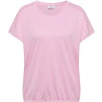 CECIL T-Shirt NOS Solid Lace Shoulder T-Shir, light blush rose