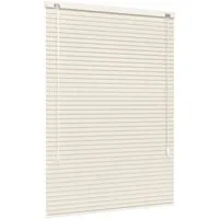 jalousiescout Jalousie LightLess Aluminium-Jalousie, 25 mm, 40 x 130 cm, beige matt, ohne Bohren, geklemmt oder verschaubt, Aluminium, vollverdunkelnd, Feuchtraumgeeignet