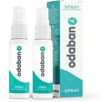 Odaban Deo-Pumpspray ODABAN Antitranspirant Deo Spray gg. starkes Schwitzen +Langzeitschutz, 2-tlg., Langzeitschutz gegen Schwitzen - Parfümfrei - keine Deoflecken