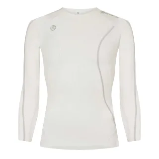 Skins - Base Layer Oberteil für Herren, Kompression, Training (Weiß)