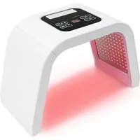 Athlix Gesichtssolarium Rotlicht-Therapie Gesicht 7 Farben Lichttherapie Gesicht & Körper, Fördert Durchblutung, Reduziert Pigmentflecken & Altersanzeichen
