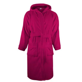 The One Towelling - Morgenmantel für Herren/Damen Unisex, mit Kapuze (Magenta)