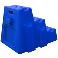 Brama-West Trainingshilfe Aufstiegshilfe "3 Steps" und Hindernisblock